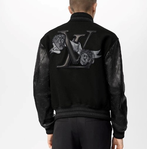 Jaqueta LOUIS VUITTON Varsity Monogram Embossed black