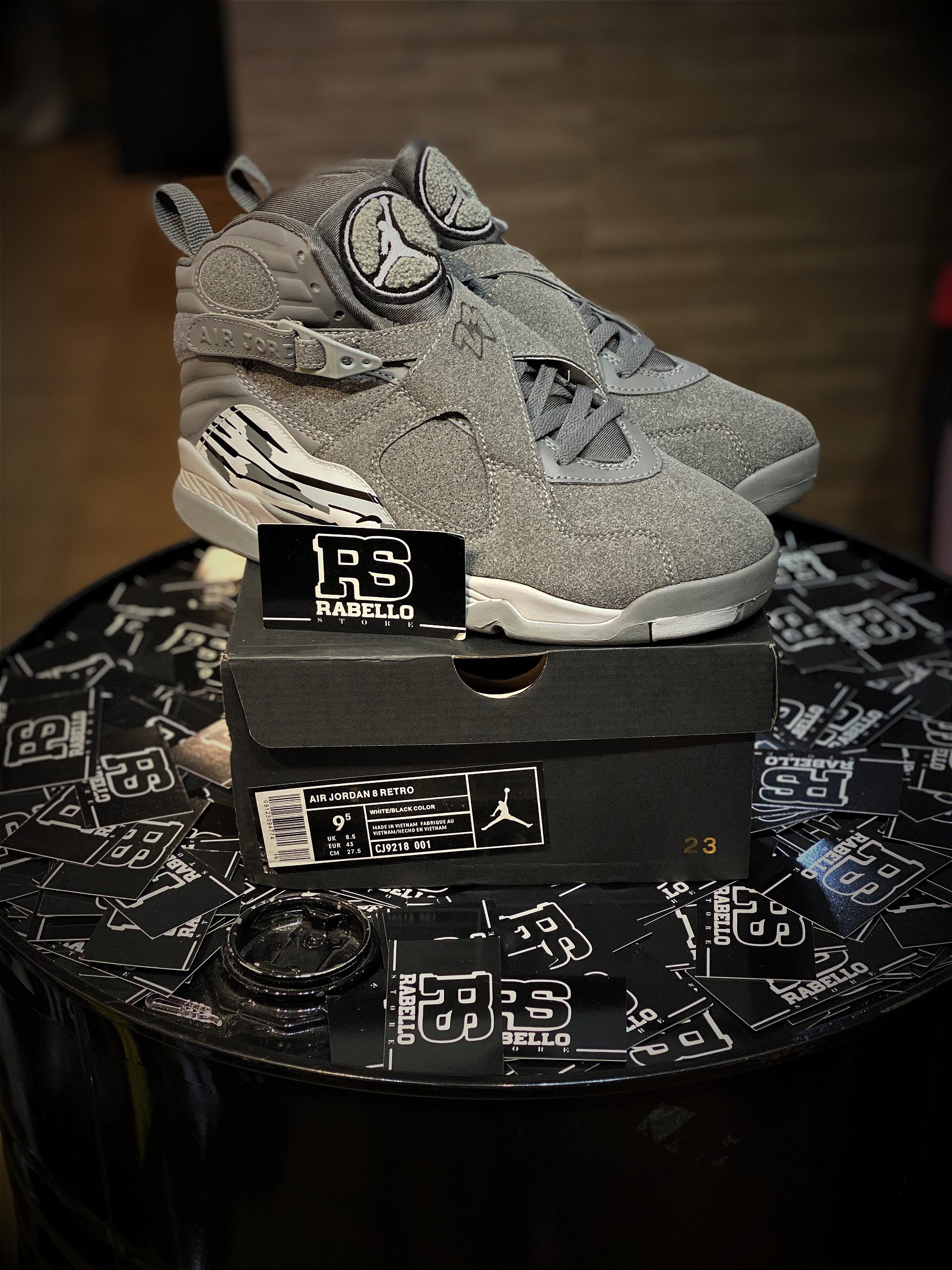 Tenis Nike Air Jordan 8 Retro Cool Grey PK Rabello Store Tenis Vestuarios Lifestyle e muito mais