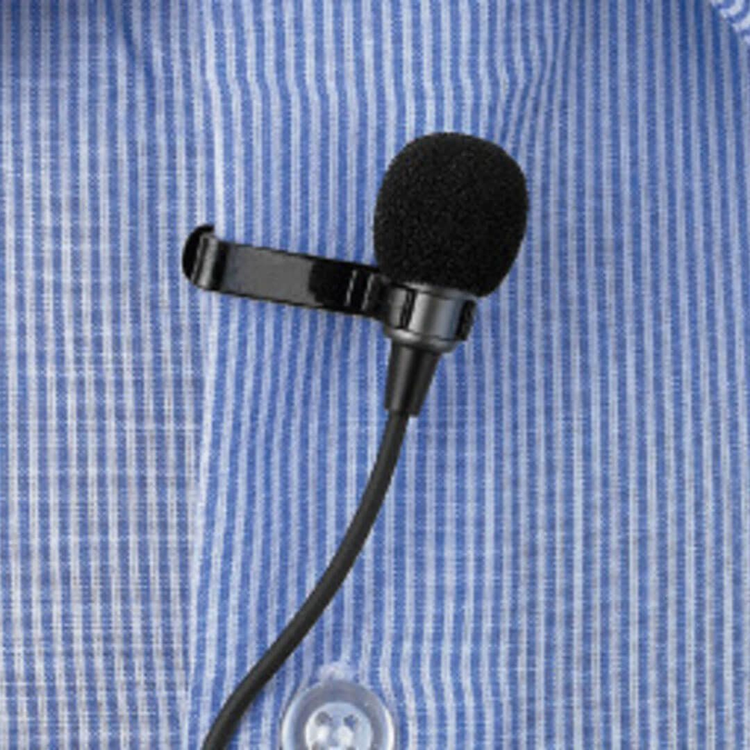 Microfone de Lapela com Adaptador para cabeça - TURBO MUSIC LOJA OFICIAL