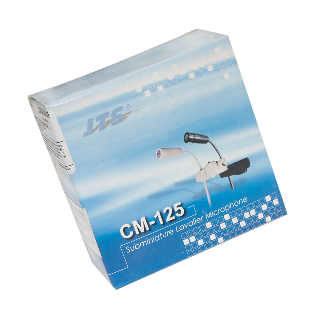 Microfone de Lapela Miniatura JTS - TURBO MUSIC LOJA OFICIAL
