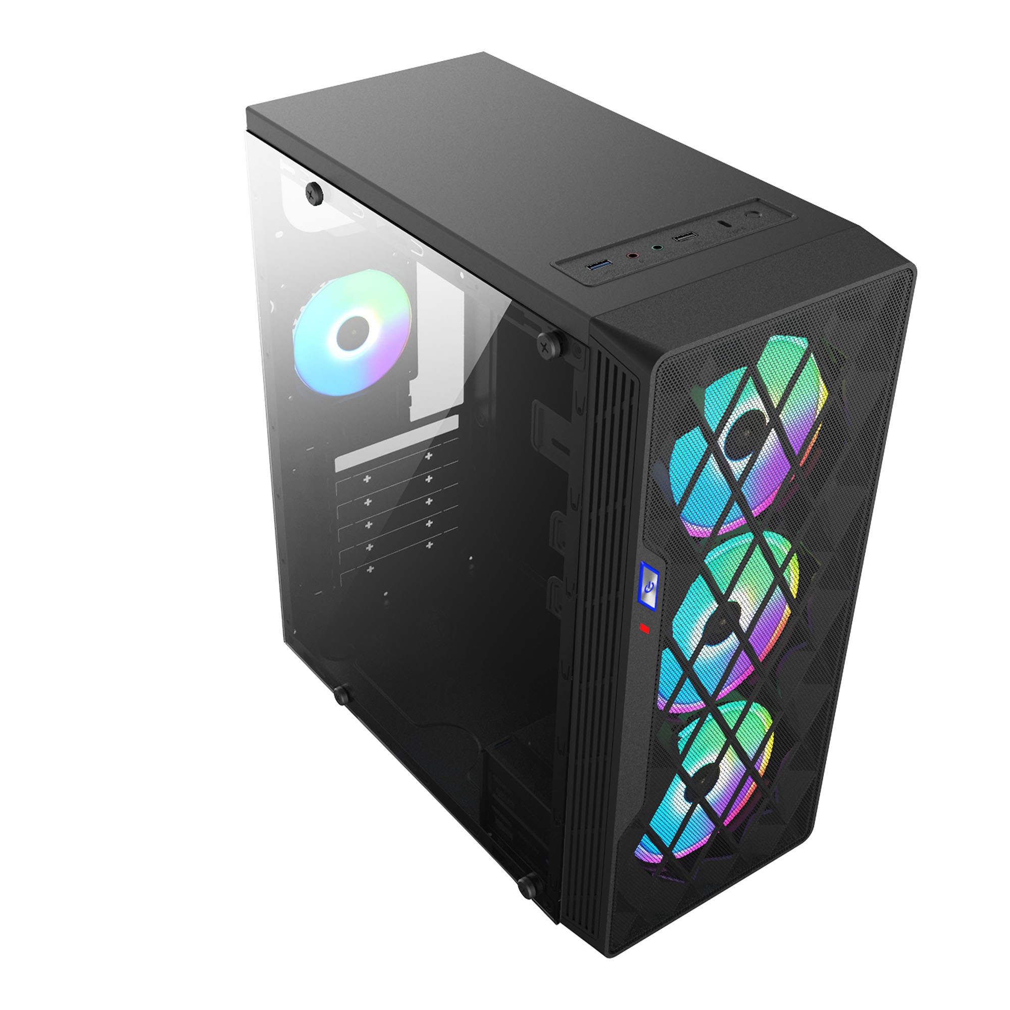 Gabinete Gamer Bluecase Preto Sem Fonte Bg-037 | Bluecase - Ponto ...