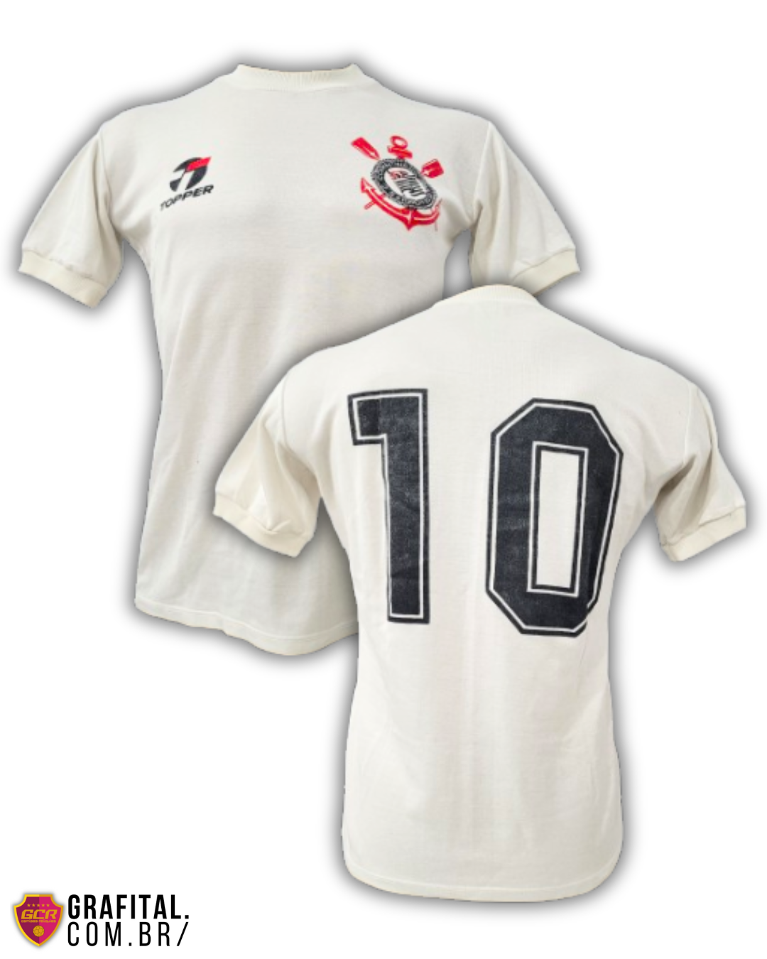 Corinthians 1984 Tamanho G 67x47cm - Grafital Camisas Relíquias Corinthians 1984 Tamanho G 67x47cm - Grafital Camisas Relíquias