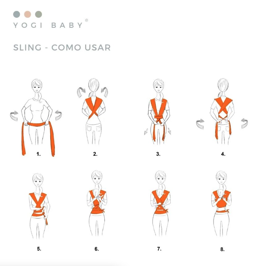 Sling Nude - Yogi Baby - Heylulibaby | Loja virtual bebês e ...