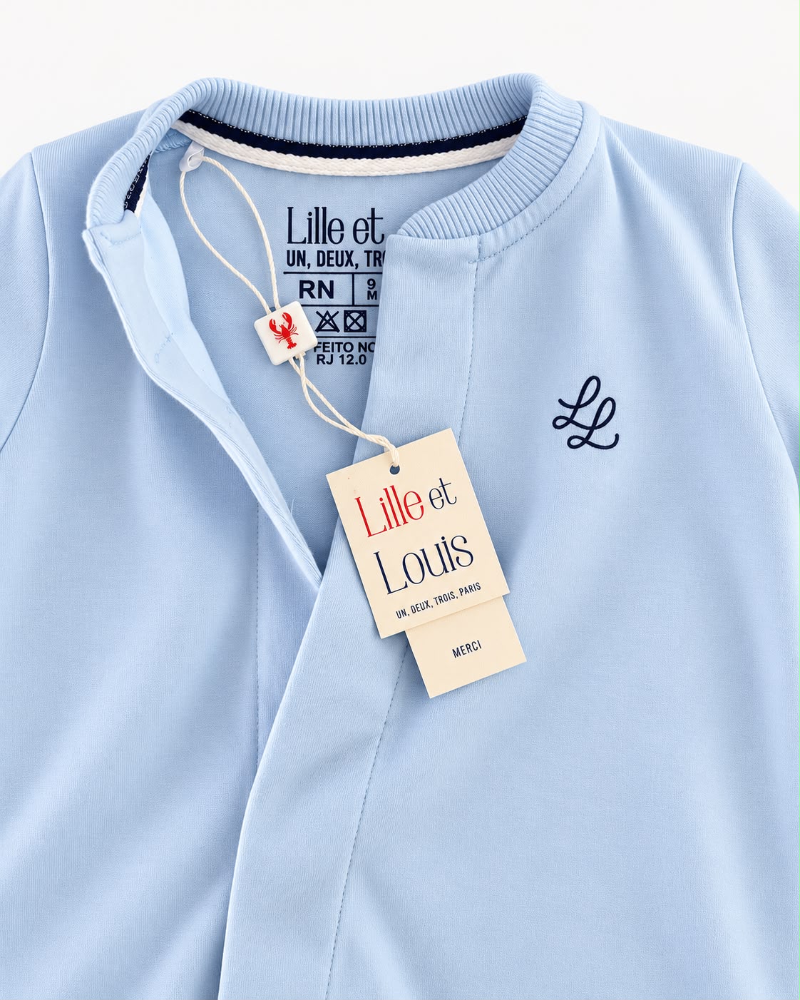 Macacão Magnetico Azul - Lille et Louis - Heyluli | Loja virtual bebês ...