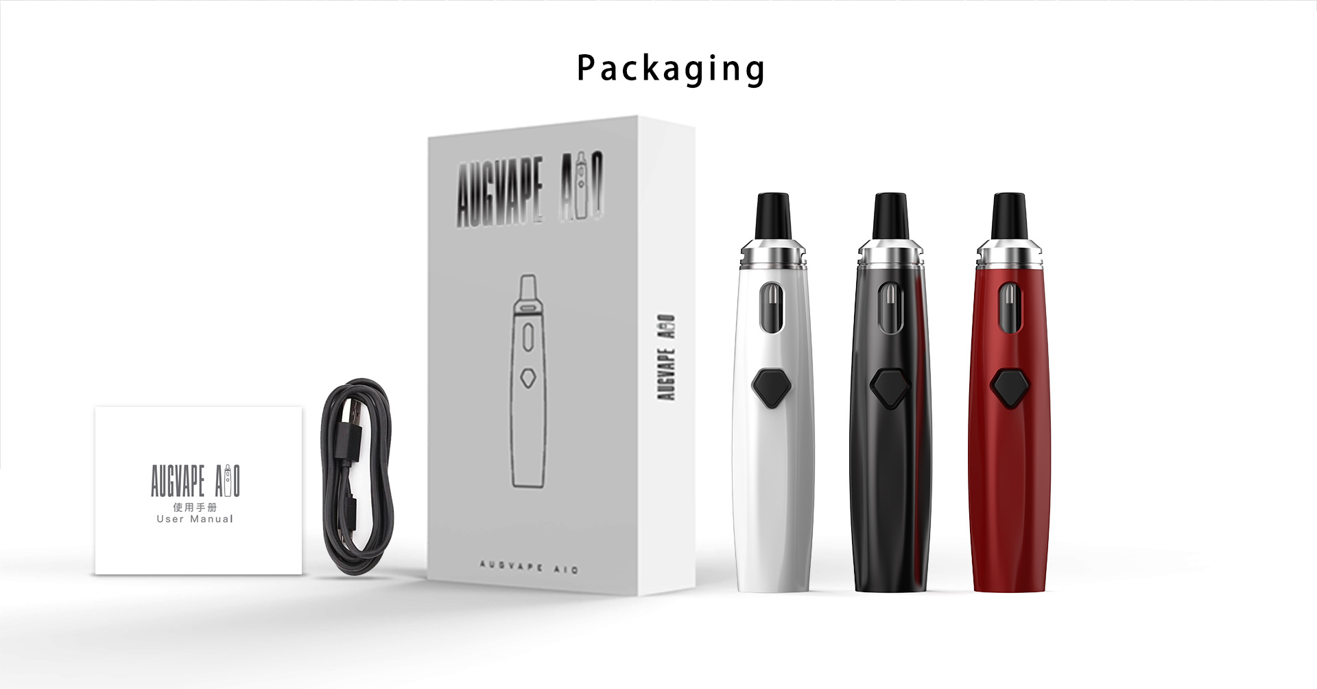 Pod System - Augvape - AIO | White Cloud Brasil