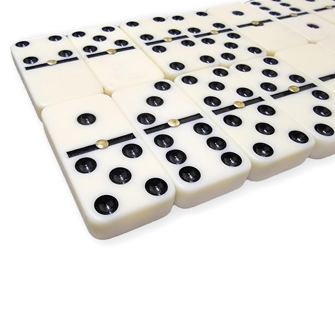 Kit Jogo de salão 1 Jogo de domino profissional 28 peças e 2