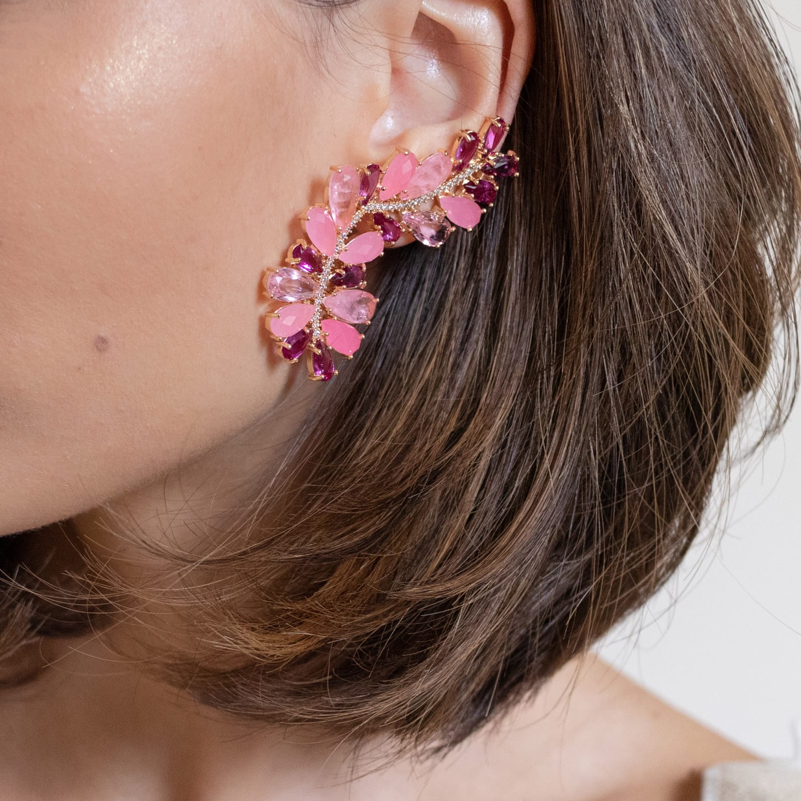 Pink cheap ear cuff