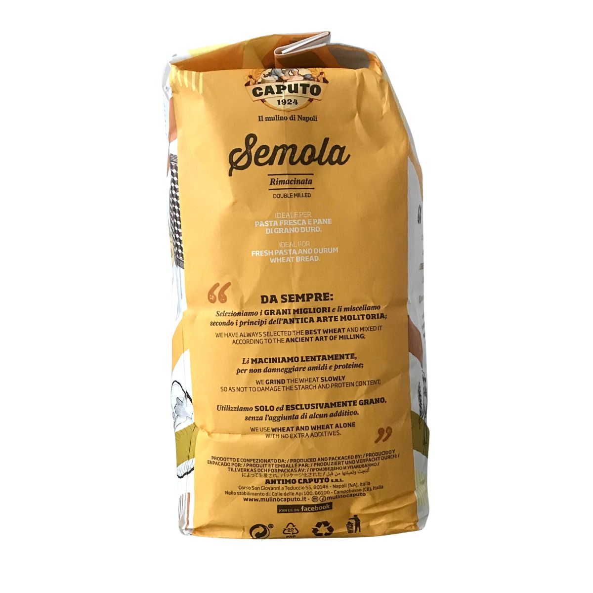 Semola Rimacinata di Grano Duro