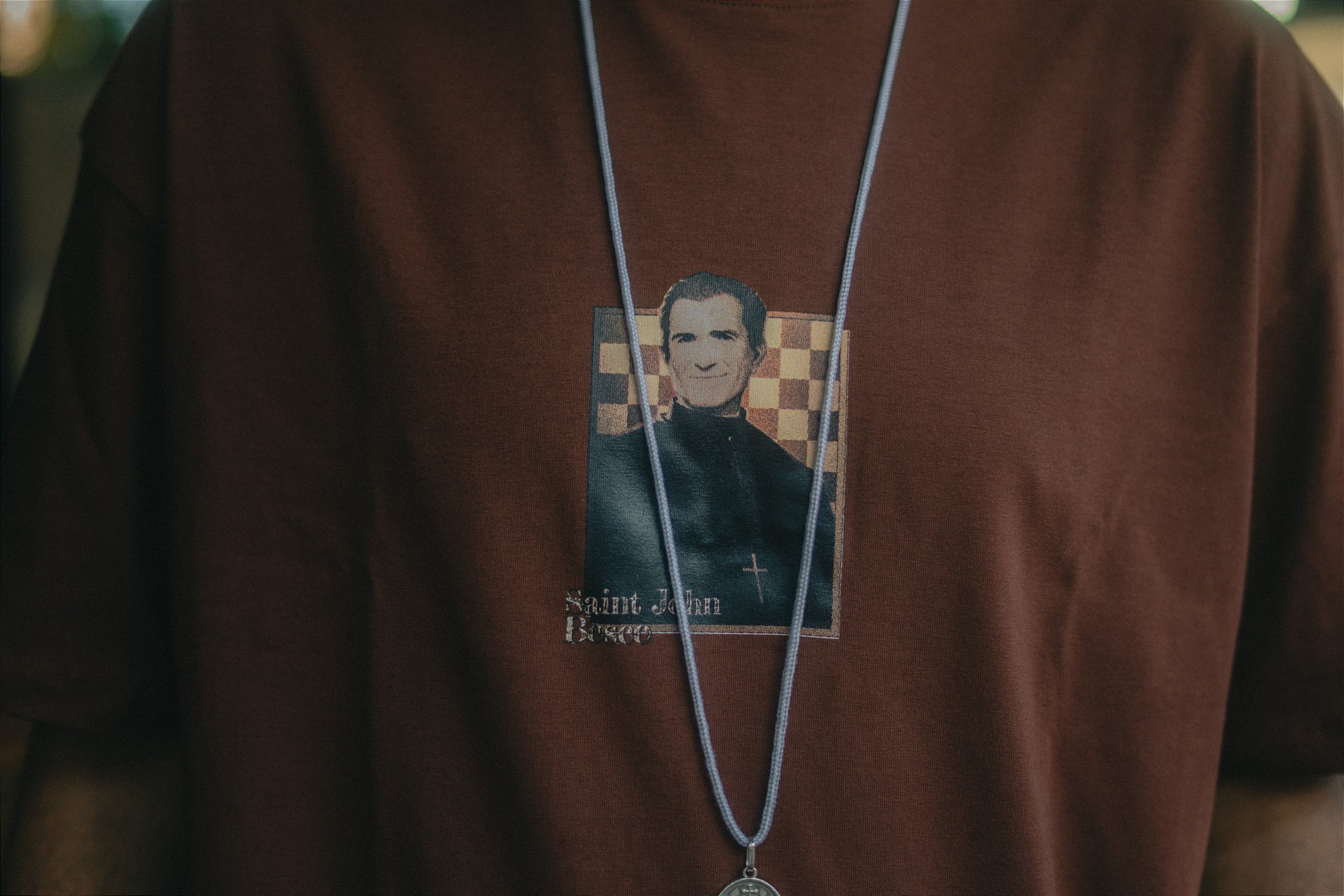 FSJPII | Camiseta Dom Bosco Marrom Oversized - A Loja da