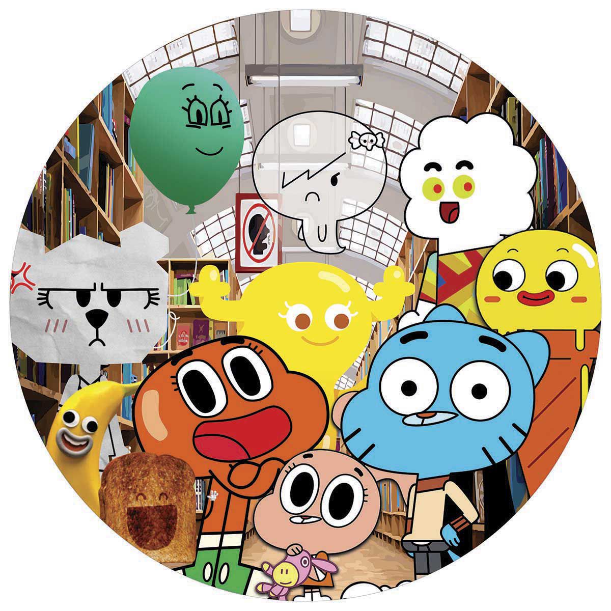 Personagens Decorativos O Incrível Mundo de Gumball em mdf