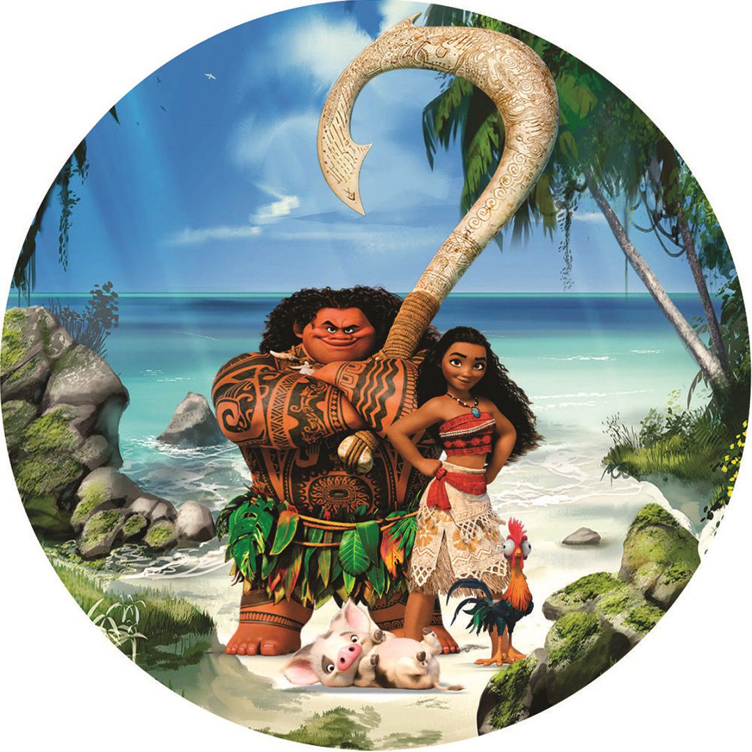 Fantasia Infantil Moana Com Colar Festa E Carnaval