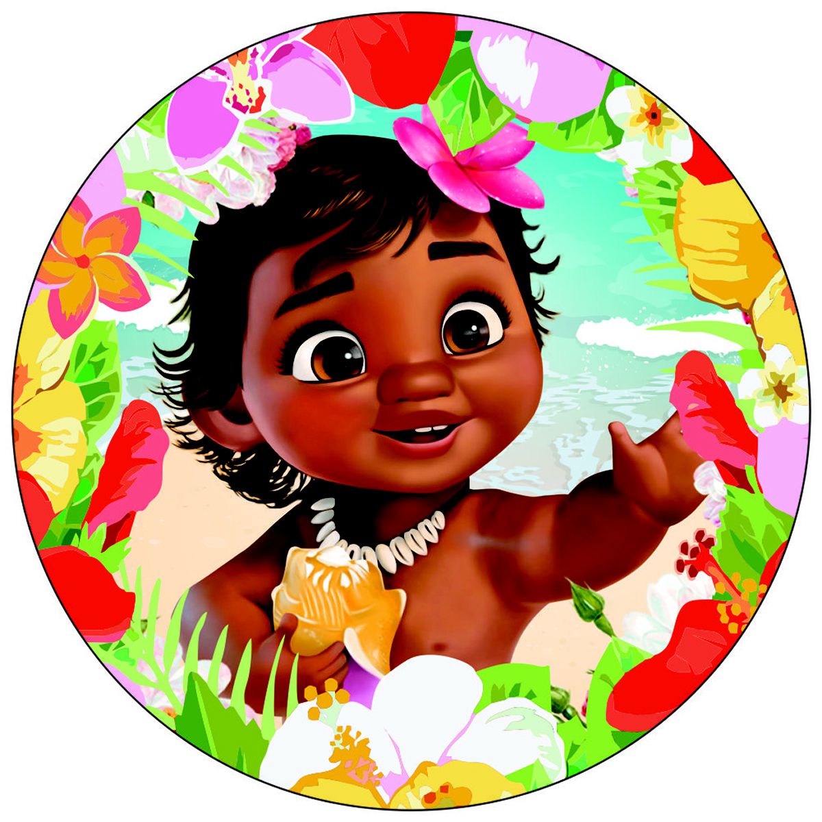 Fantasia moana baby 2 anos