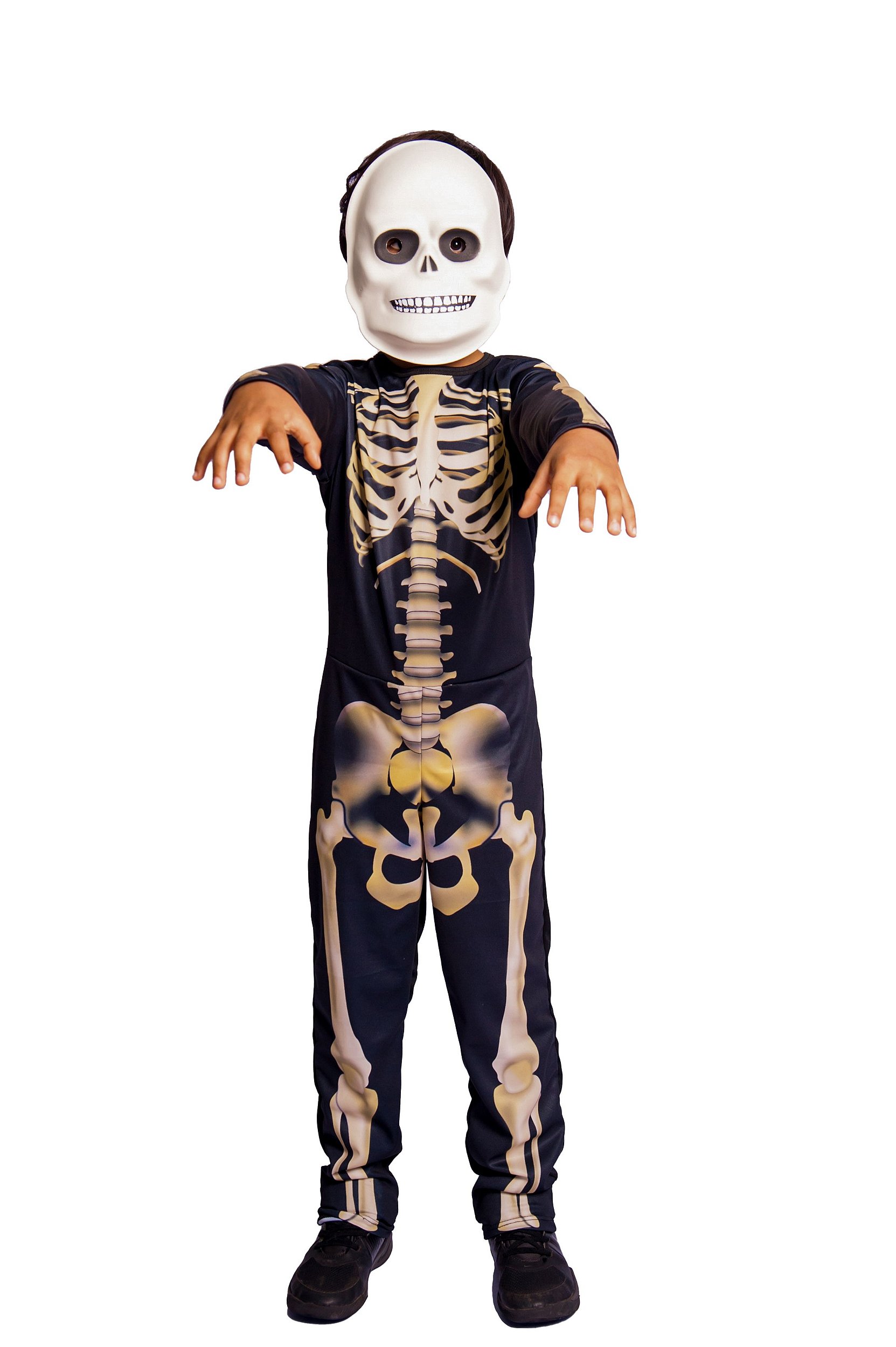 Fantasia de Halloween Adulta Masculino Luxo Esqueleto