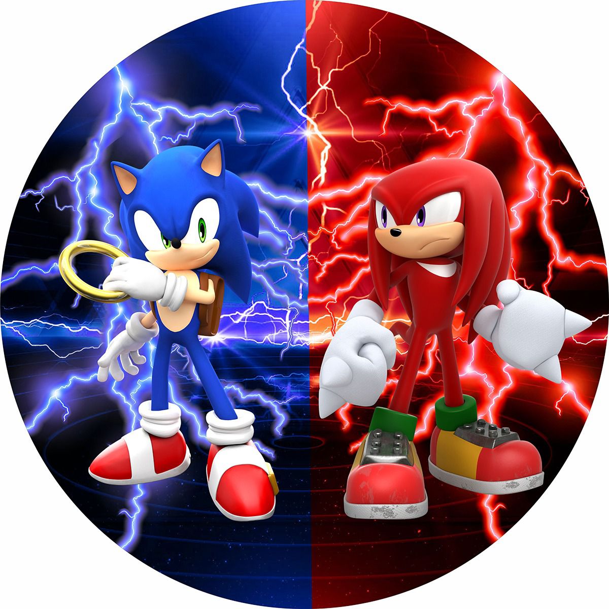 Mascote KNUCKLES do SONIC - Fantasia