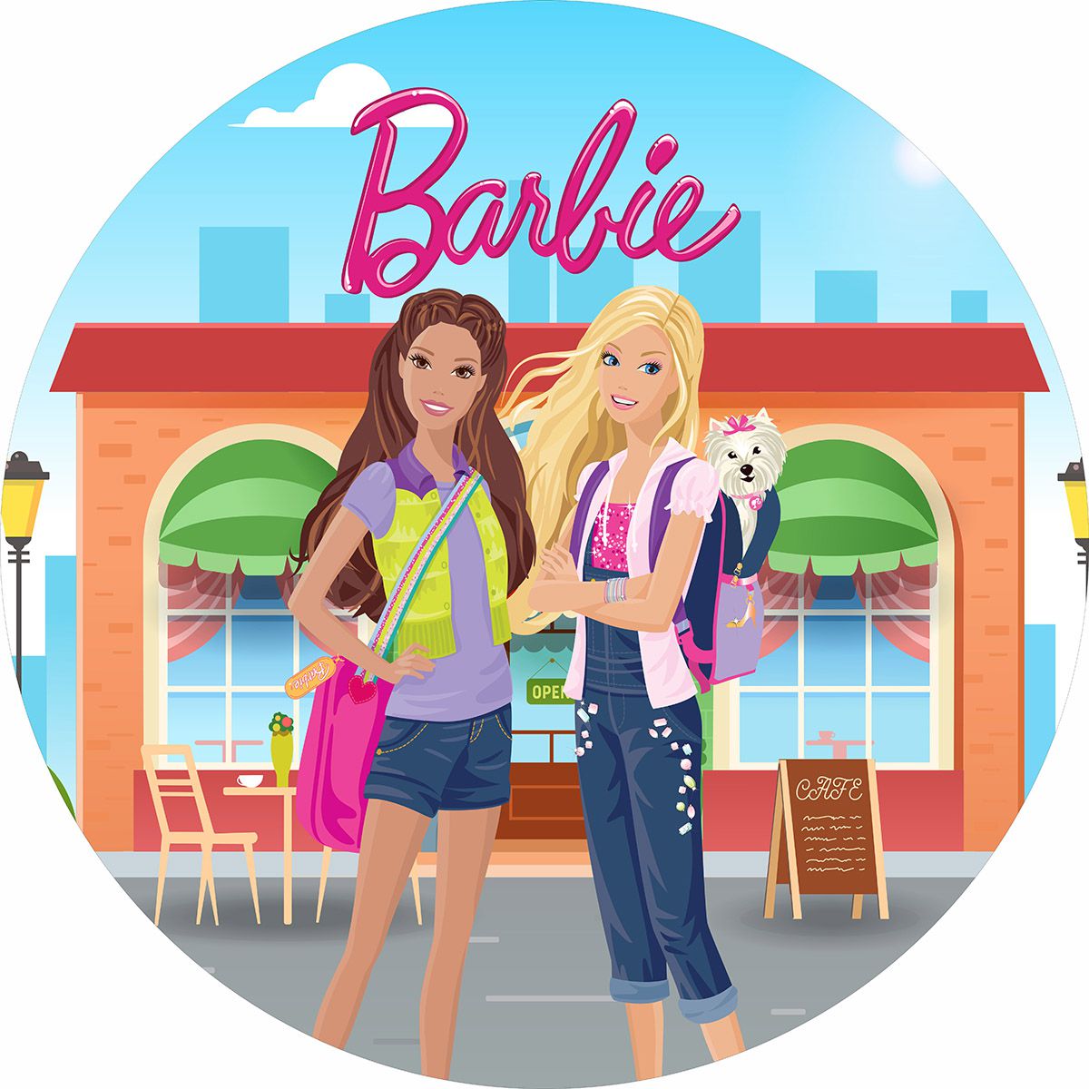 Painel lindo de Festa com Tema Barbie – O Mundo da Nuvem