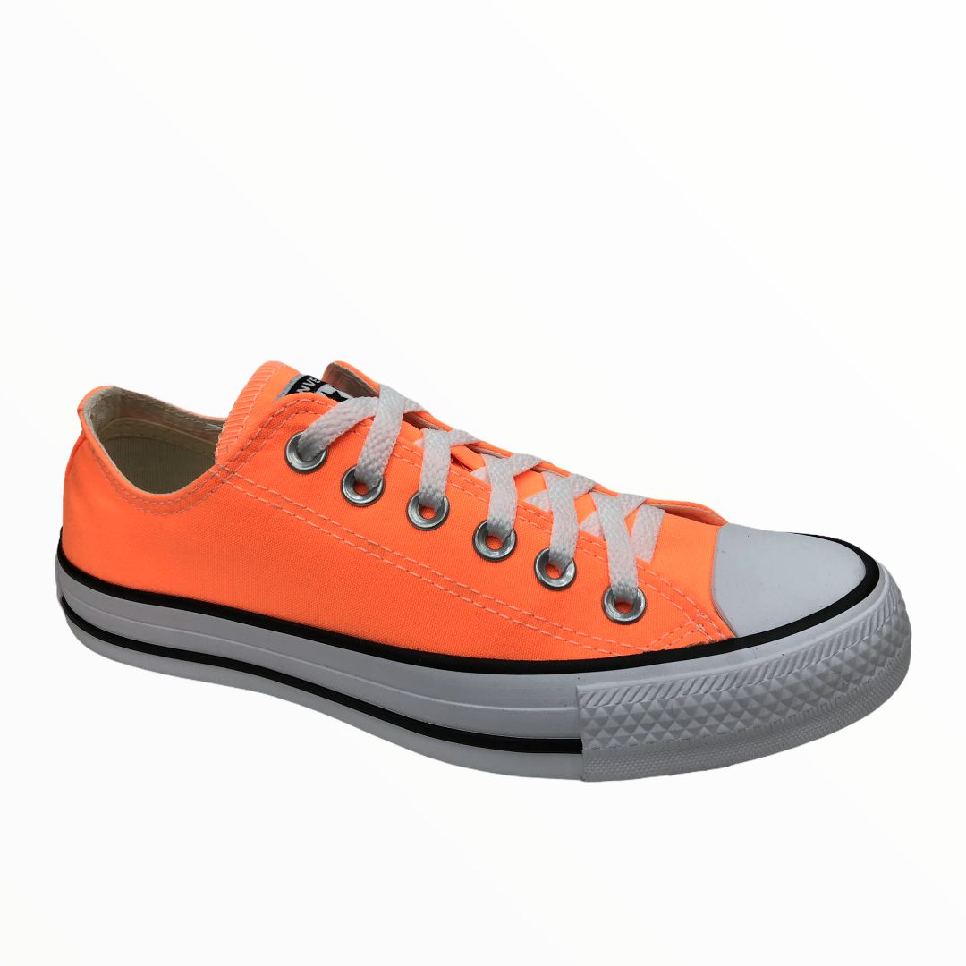 Tênis Converse All Star Chuck Taylor Cano Baixo - Preto+Vermelho