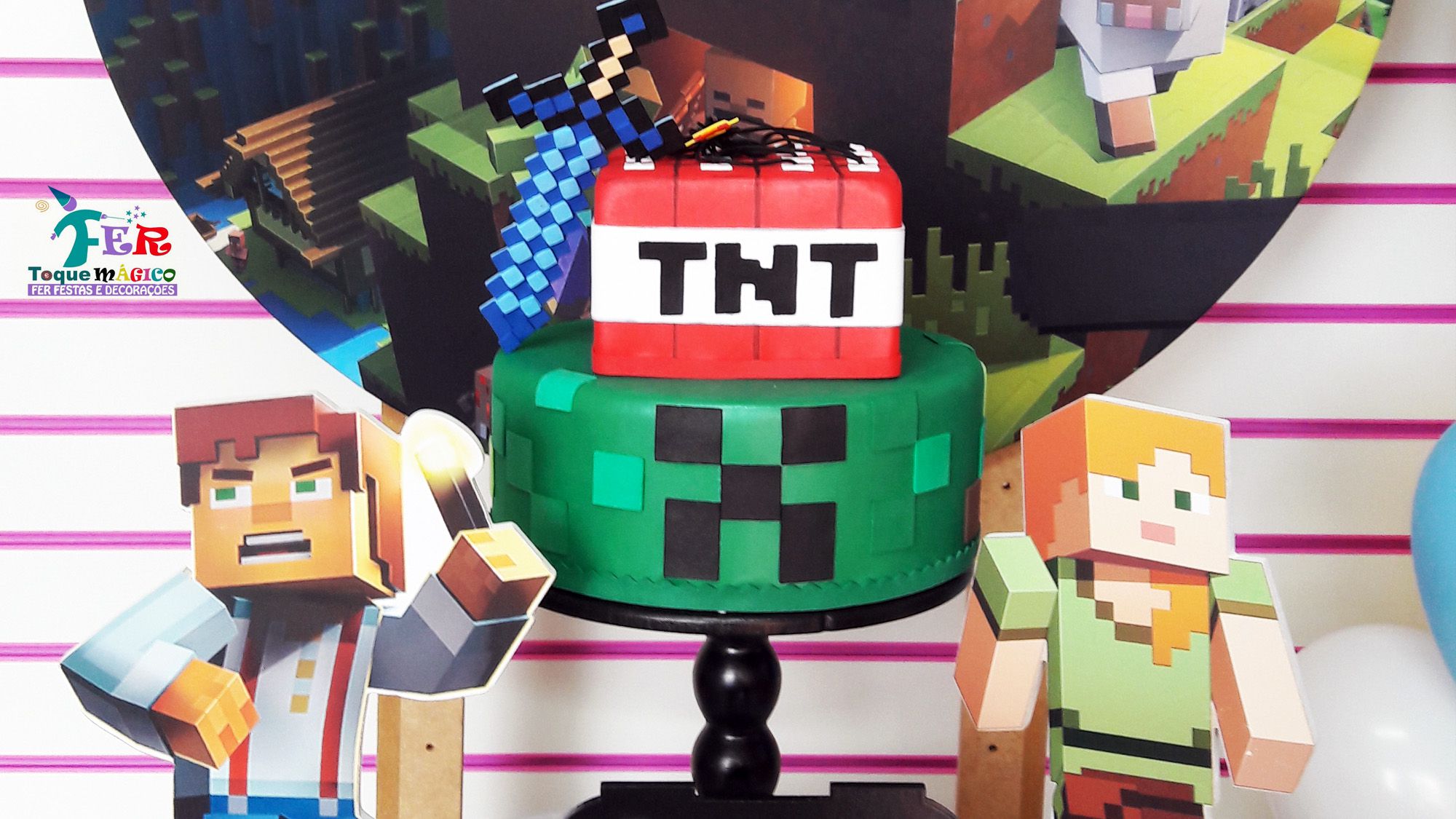 Bolo Fake Minecraft Tnt