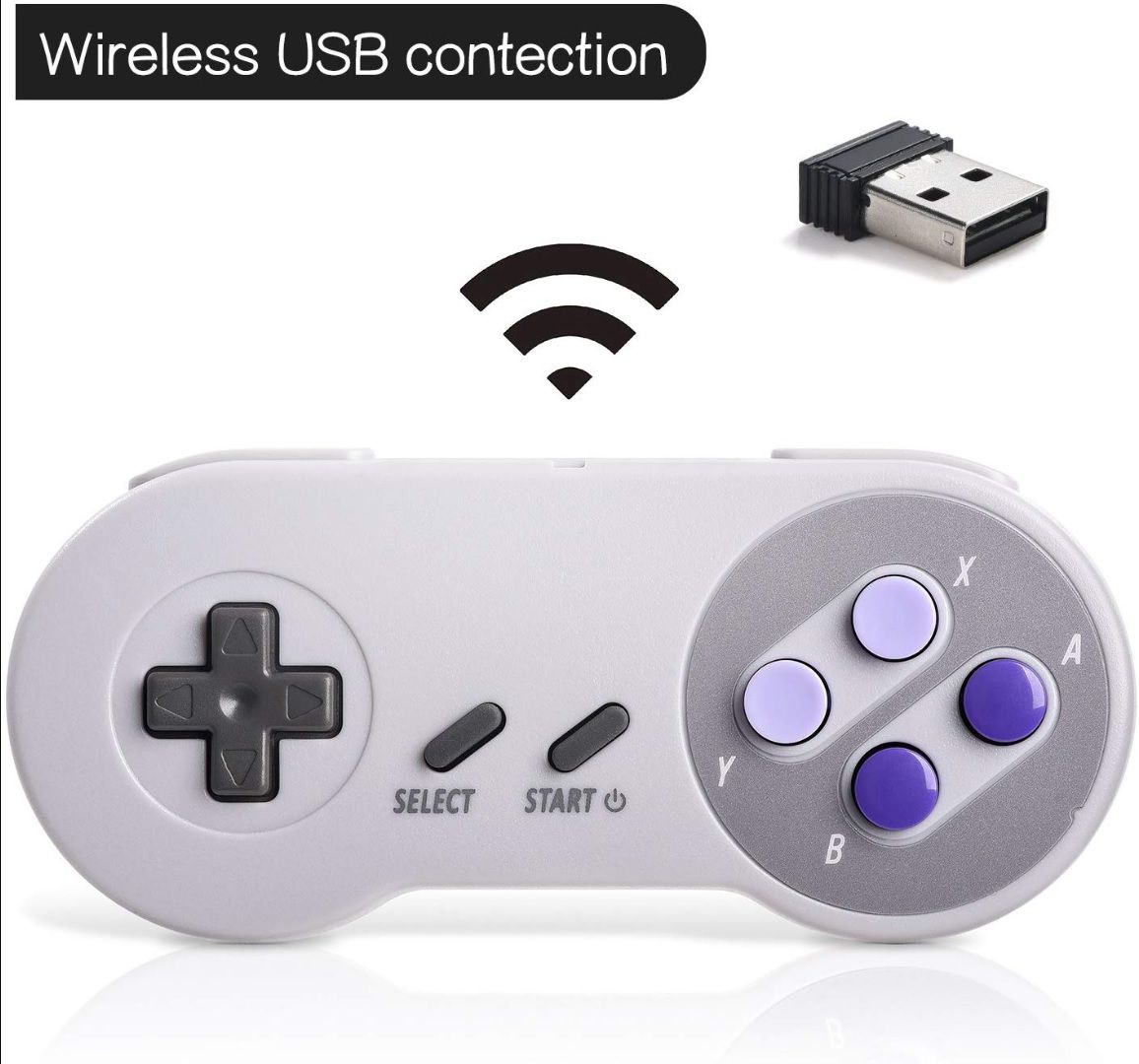 Controle Usb Super Nintendo Joystick Snes Emulador Pc