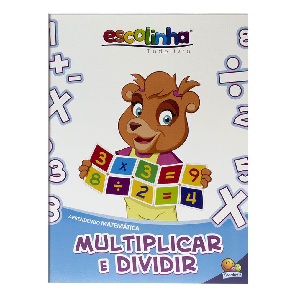 Elephossauro no mundo da matemática (multiplicação e divisão) - Kolory Kids