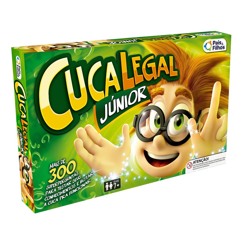 Jogo De Tabuleiro Cuca Legal Junior - Perguntas E Respostas em