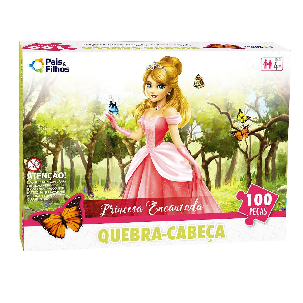 Quebra Cabeça - Princesa Bela 60 peças