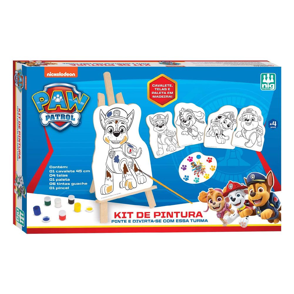 Kit de Pintura Patrulha Canina - Tralalá 4 Kids