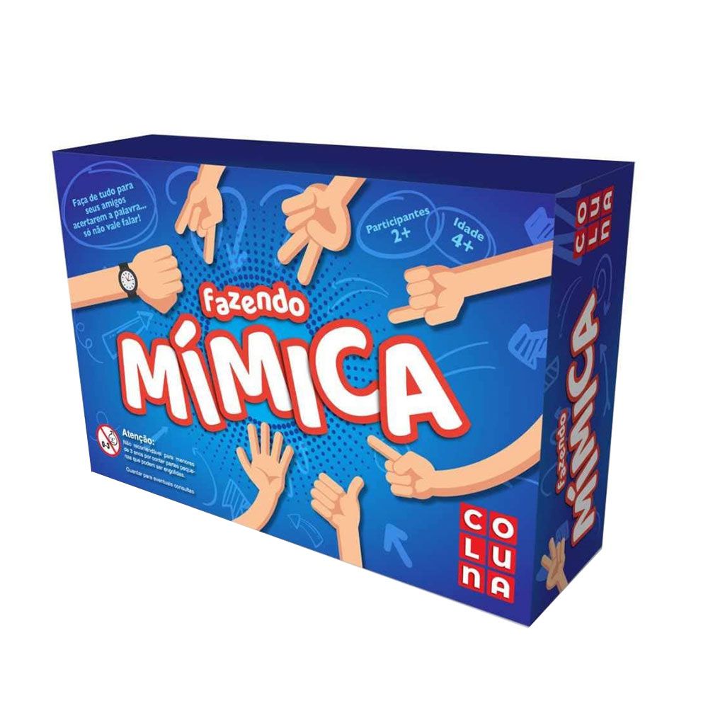 Jogo De Tabuleiro Fazendo Mimica Educativo Brinquedo Infantil em Promoção  na Americanas