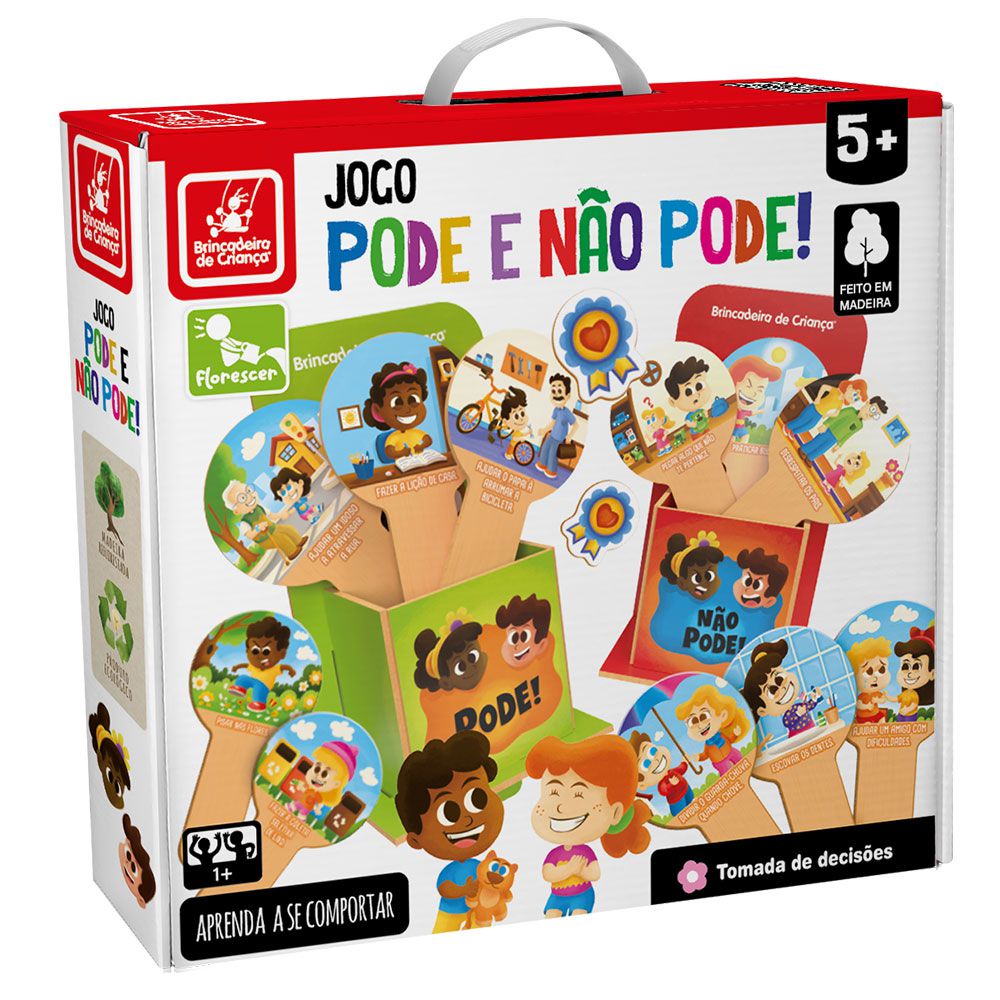 Dominó Divertido das Cores Jogo Infantil Educativo em Madeira - Tralalá 4  Kids