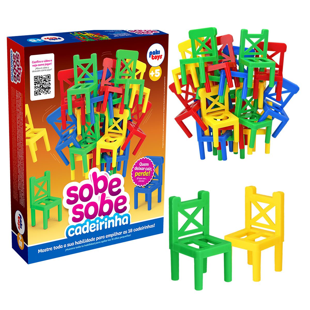 Jogo Sobe Sobe Cadeirinha - Tralalá 4 Kids