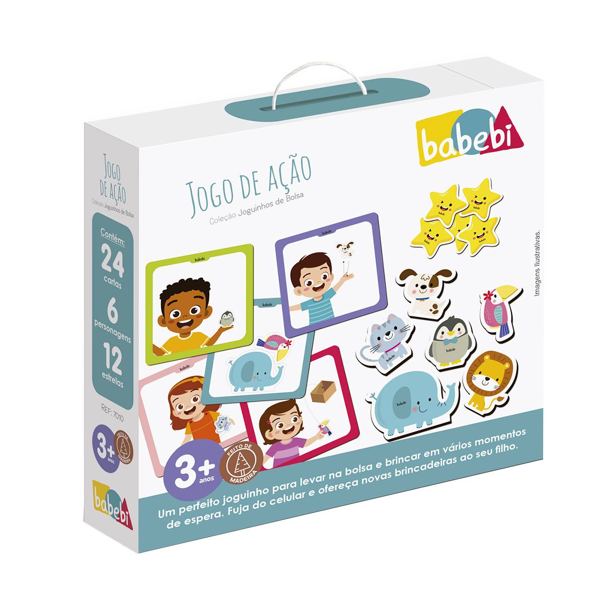 Joguinhos de bolsa - Jogo da Memória - Adoleta Brinquedos Educativos