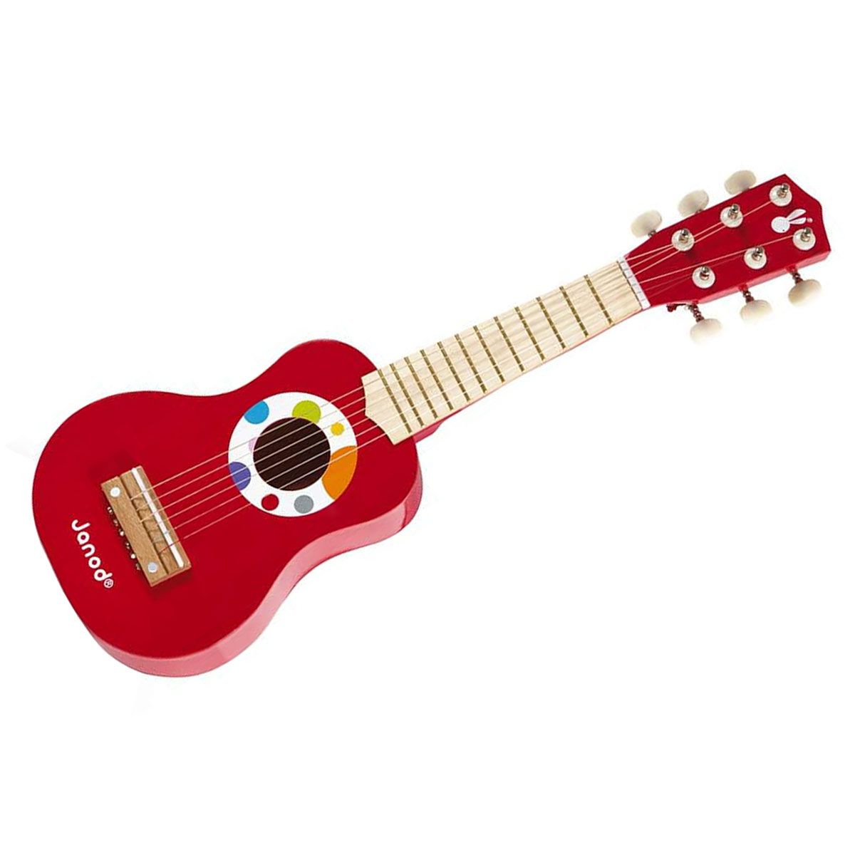 Violão Instrumento Brinquedo Musical Infantil Vermelho Janod - Tralalá ...