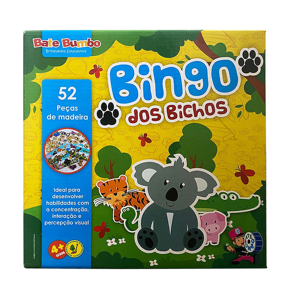 Kit 2 Jogos Bingo dos Bichos + Domino Animais 4ano 5ano 6ano - BATEMBUMBO -  Outros Jogos - Magazine Luiza