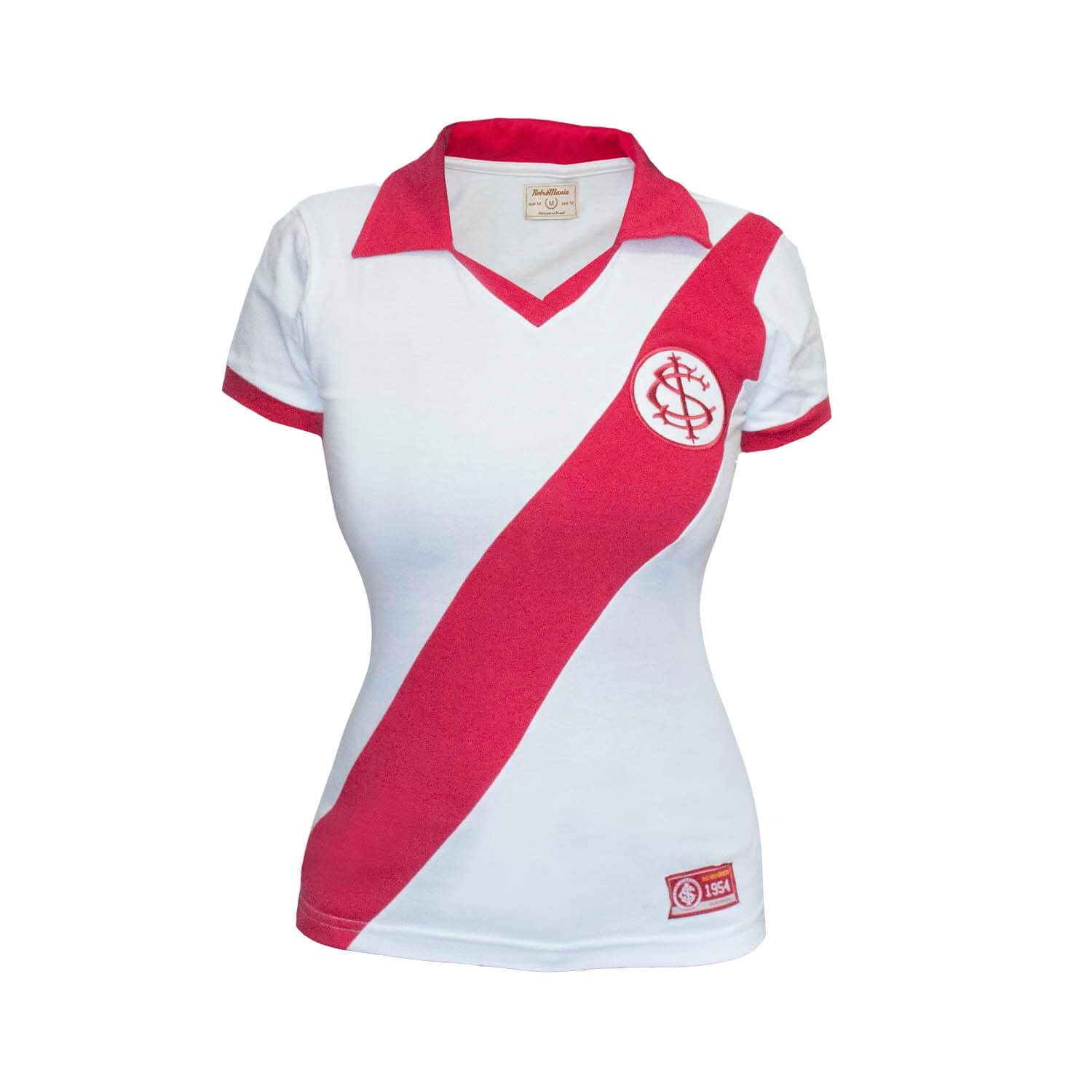 Camisa Retrô Feminina Internacional 1954 - Camisas Retrô Mania