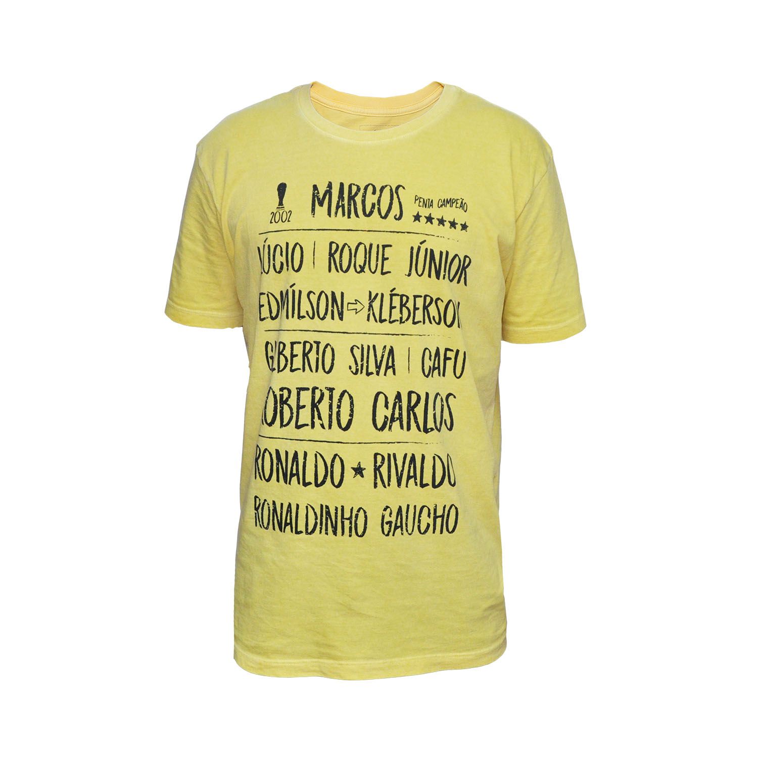 Camisa Casual Brasil 2002 - Camisas Retrô Mania