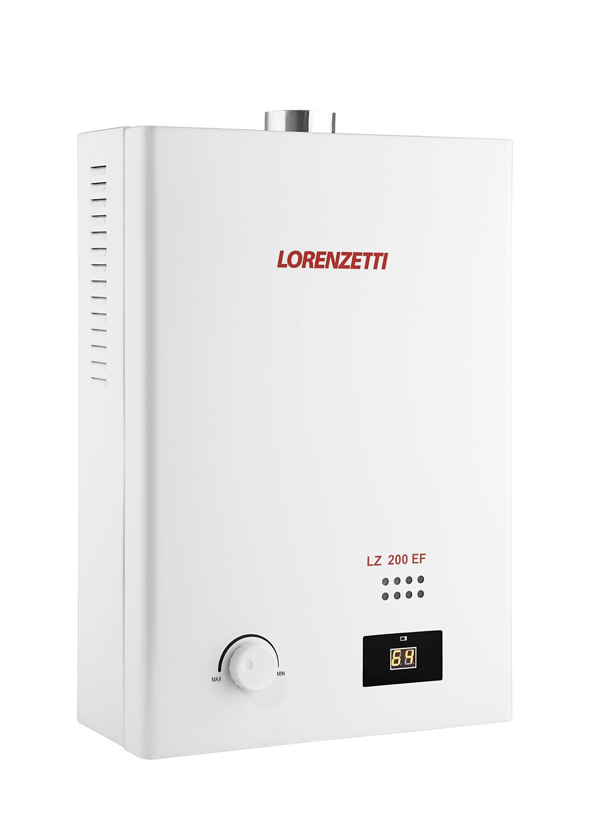 Aquecedor de água a gás - Lorenzetti LZ 200 EF - Exaustão Forçada e visor  digital - Vazão 20 litros/min - GN - Medd Soluções