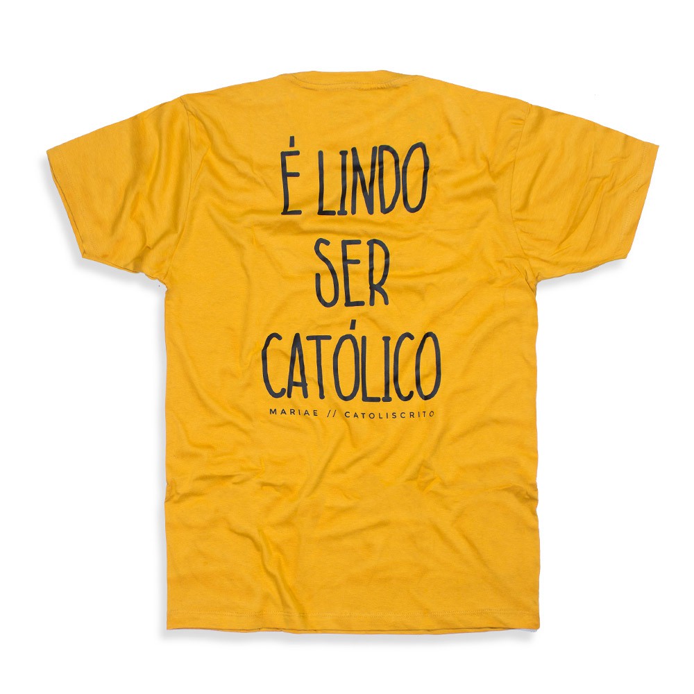 Camiseta é lindo ser católico - Mariae | Site Oficial