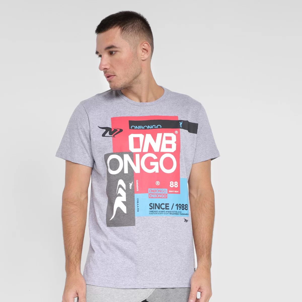 Camiseta Onbongo Masculina Estampada - Surf Street Camisetas Calças Blusas  Bermudas Bonés Acessorios