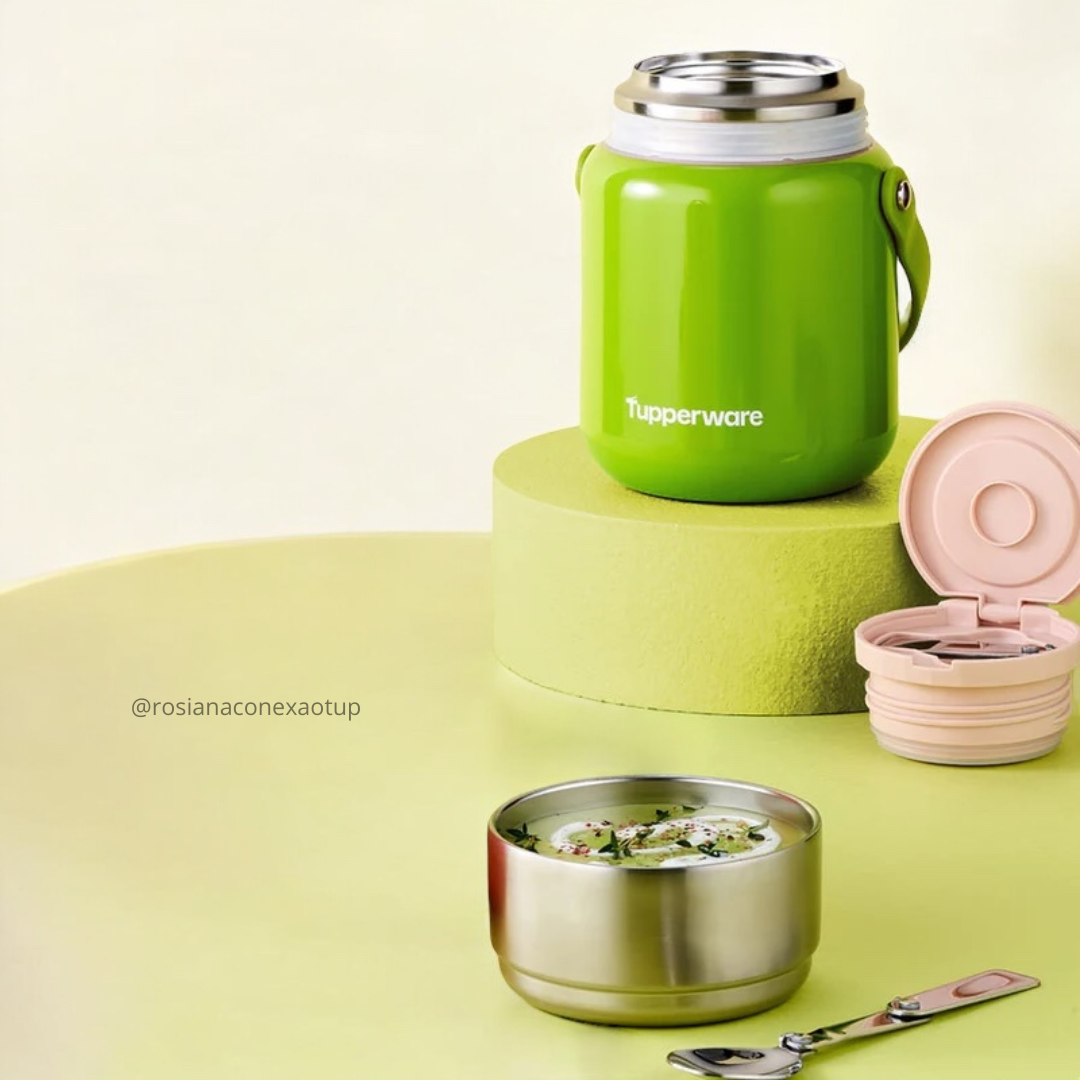 Tupperware Pote Térmico com Colher 1L - Loja Tupperware ChefeWare