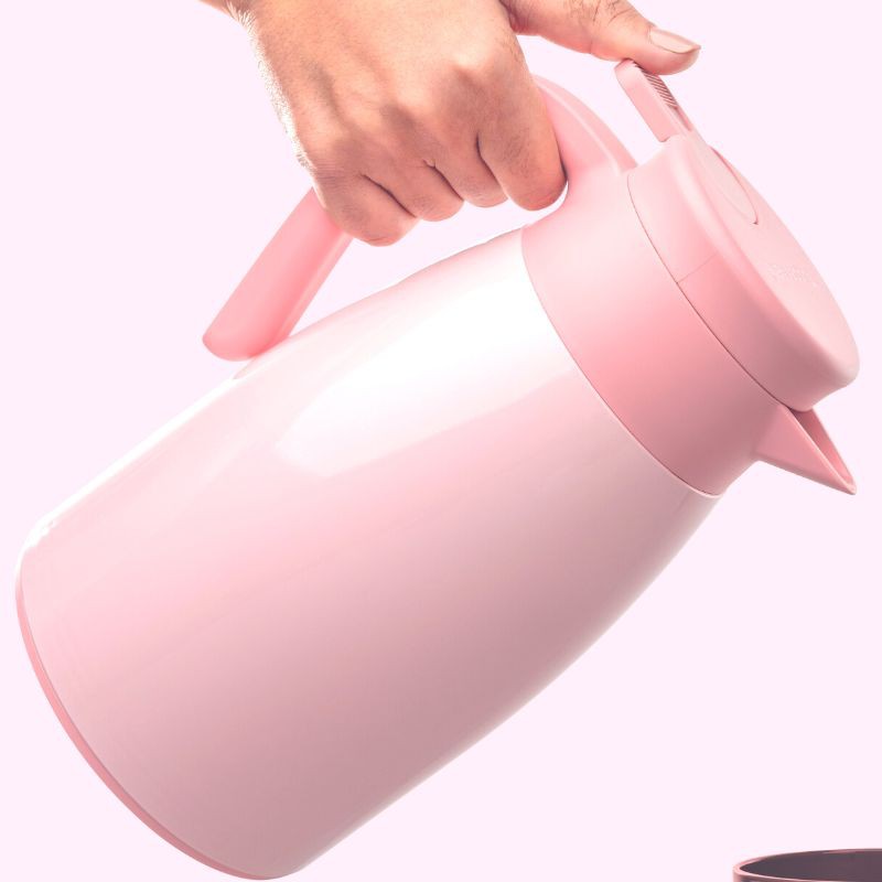 Tupperware Garrafa Térmica 1 Litro Rosa Easy Tupper - Loja Tupperware ...