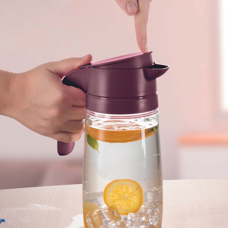 Tupperware Jarra Clear 1,7 Litros Marsala Policarbonato Loja Chefe