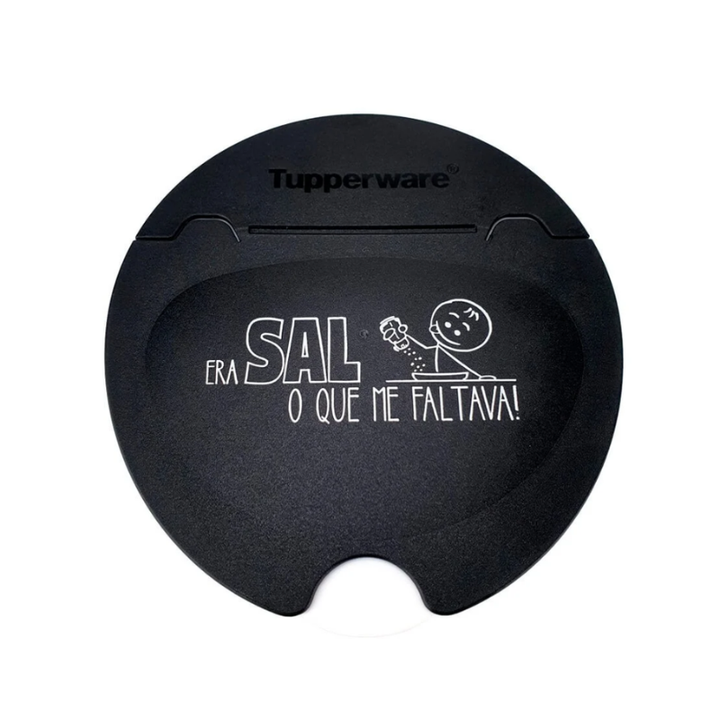 Tupperware Chef Saleiro Preto e Branco 450g - Loja Tupperware ChefeWare
