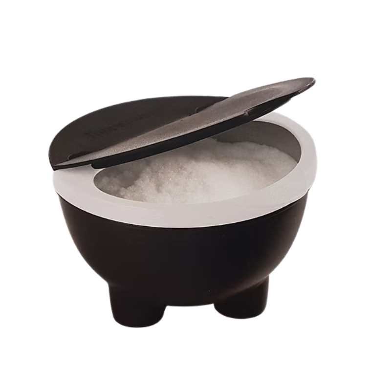 Tupperware Chef Saleiro Preto e Branco 450g - Loja Tupperware ChefeWare