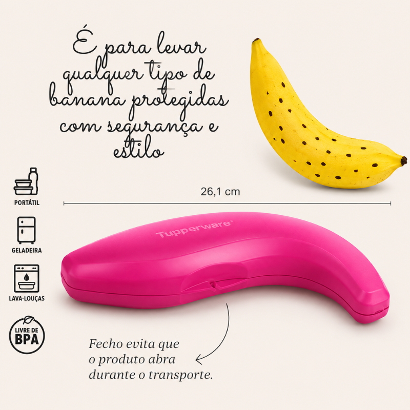 Tupperware Tupper Banana Beijo - Loja Tupperware ChefeWare