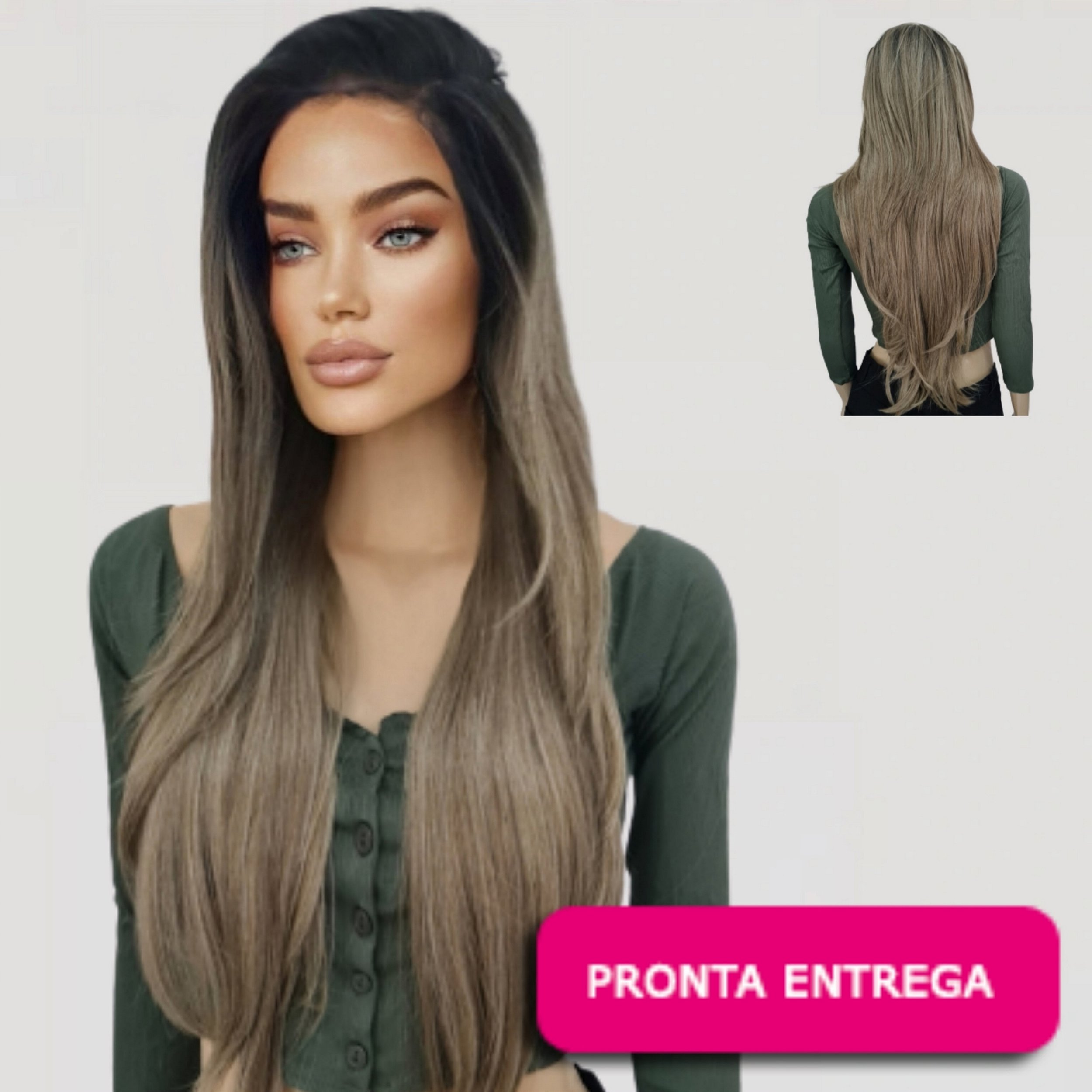Lace Front Jasminy - Wig Beans Perucas Lace Front Wigs Pronta Entrega
