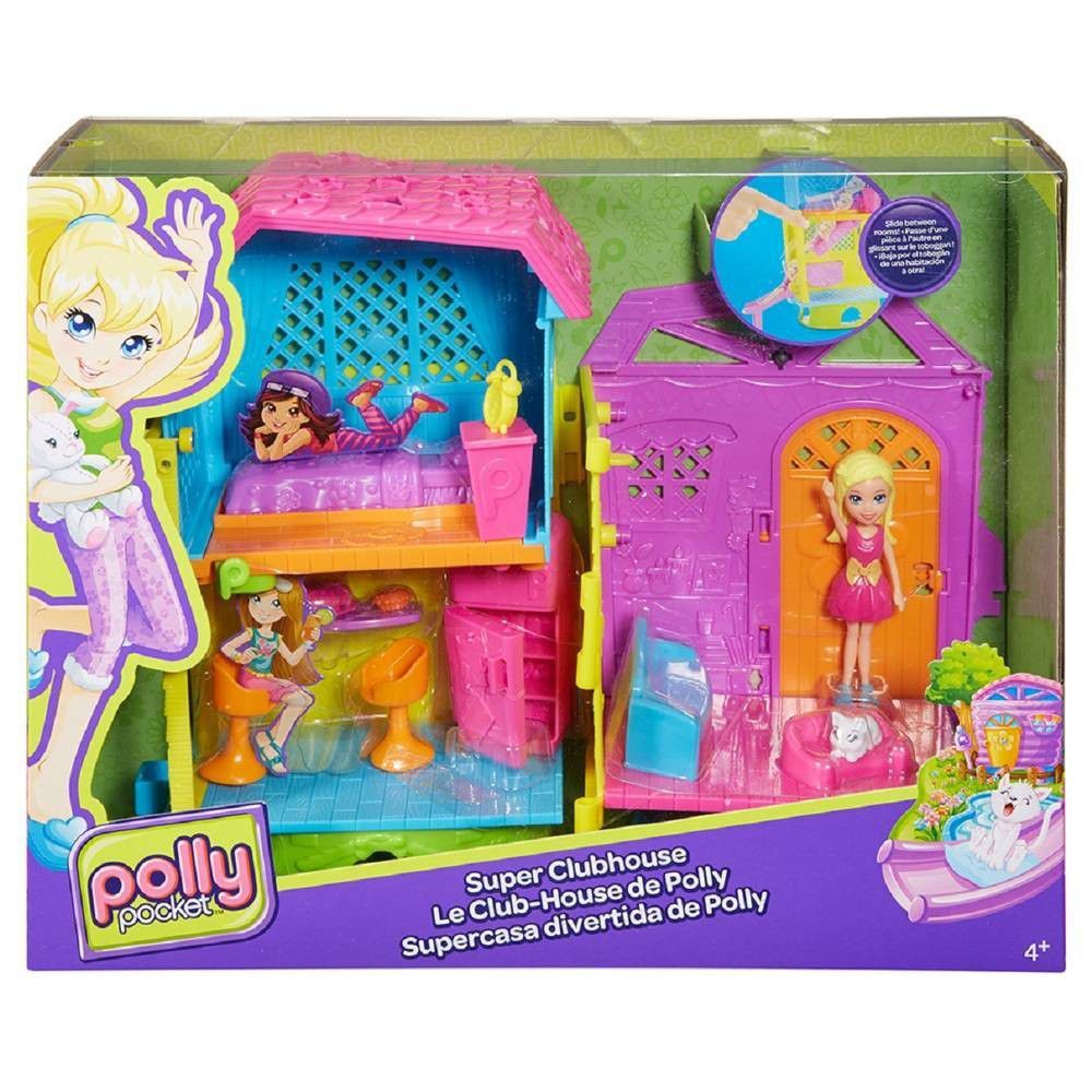 Playset Polly Pocket Club House da Polly GMF81 - Mattel - Happily Brinquedos