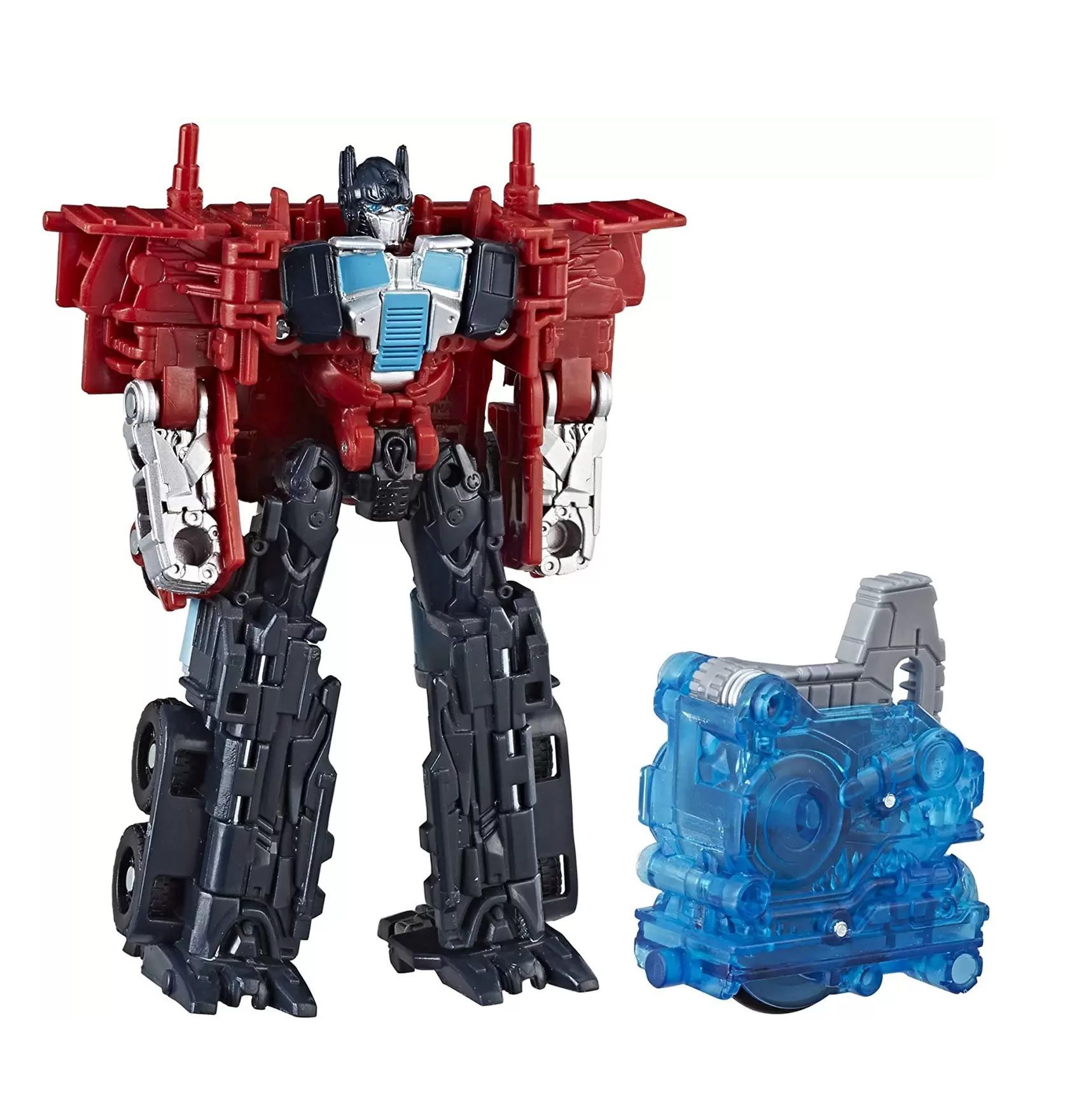 Transformers Bumbblebee e Optimus Prime personagens para Centro