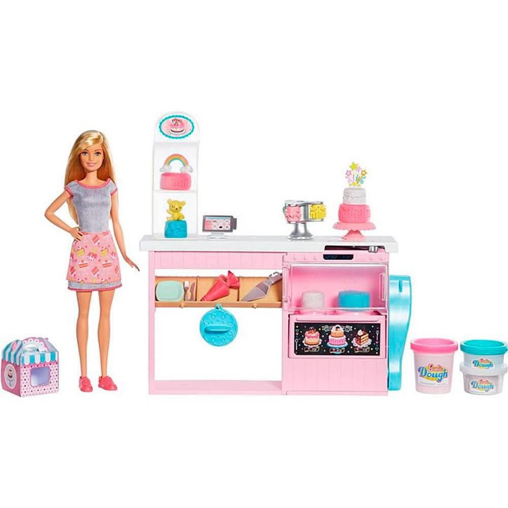 Barbie Chef Carrinho de Compras para Brincar de Faz de Conta