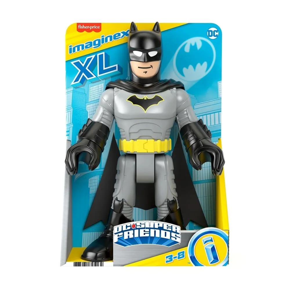 Boneco Batman Imaginext Uniforme Cinza e Preto XL - Mattel - A sua Loja ...