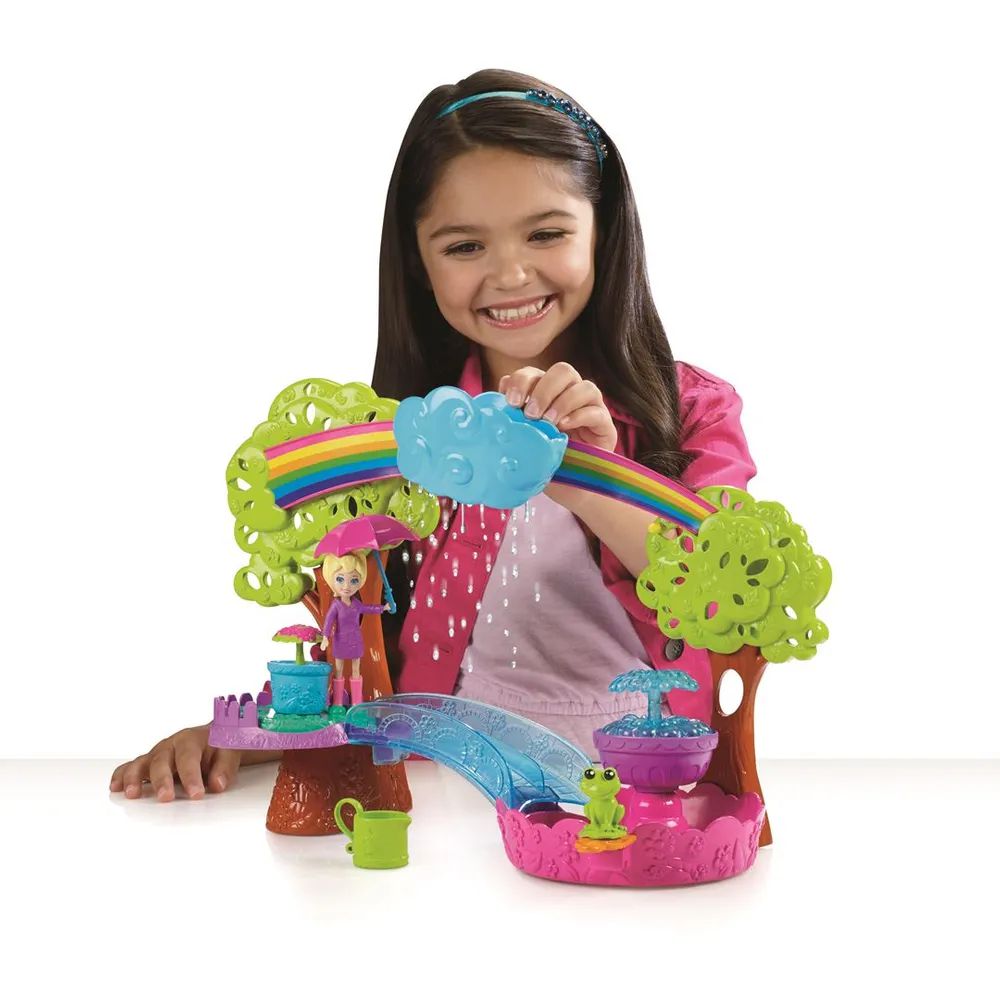 MATTEL POLLY POCKET AMIGAS DIA DE CHUVA - GTIN/EAN/UPC