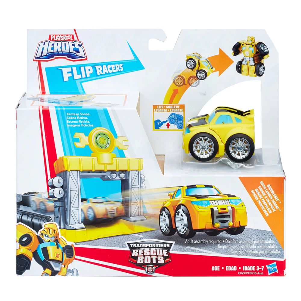 Bumblebee Lançador Flip Racer Transformers Rescue Bots - Hasbro ...